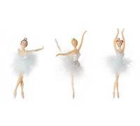 Selezione Cartoleria Varzi dal 1956 - Addobbo Albero di Natale Ballerina con Tutù Bianco 12CM - 1PZ Assortito