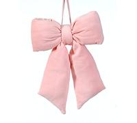 Selezione Cartoleria Varzi dal 1956 - Addobbo Albero di Natale Fiocco di Velluto Rosa 36CM