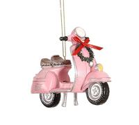 Selezione Cartoleria Varzi Dal 1956 Addobbo Albero Di Natale Vespa Rosa Con Ghirlanda E Fiocco Rosso