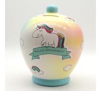 Selezione Cartoleria Varzi Dal 1956 SALVADANAIO TERRACOTTA "NULLA E` IMPOSSIBILE"