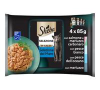Selezione Cat in Salsa Selezione del Mare Sheba Busta Multipack 4x85g