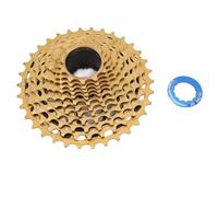 Selezione del Volo a 12 Livelli, Rotazione Liscia da 34t Cassetta per Biciclette con Elevata Resistenza con Accessori per Biciclette (Gold)