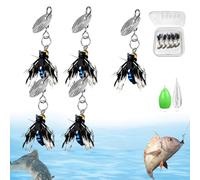Selezione di esche basse, set di accessori per la pesca vividi e durevoli per le spedizioni di animali selvatici all'aria aperta, hobbisti che cercano emozioni streamside