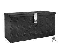 Selezione Scatola per Strumento Nero Cassetta degli attrezzi Cassone per camion Scatola di Alluminio Cassone per rimorchio con coperchio Chiudibile a chiave trucky, Selezione:Model 5 (60 x 25 x 30 cm)