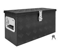 Selezione Scatola per Strumento Nero Cassetta degli attrezzi Cassone per camion Scatola di Alluminio Cassone per rimorchio con coperchio Chiudibile a chiave trucky, Selezione:Model 4 (59 x 24 x 30 cm)