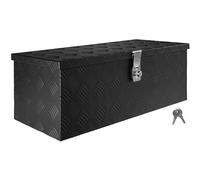 Selezione Scatola per Strumento Nero Cassetta degli attrezzi Cassone per camion Scatola di Alluminio Cassone per rimorchio con coperchio Chiudibile a chiave trucky, Selezione:Model 6 (68 x 31 x 25 cm)