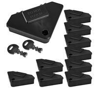 Selezione Trappola per topi topo da giardino scatola esca stazione esca per topi veleno topi topo esca arvicola Petigi, Numero:10