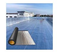 Self-Adhesive Aluminum Bituminous Tape Silvery Waterproof Asphalt Sealing for Roof Leaks Window Gaps Pipe Breaks Heat & Wear(1mx9m)