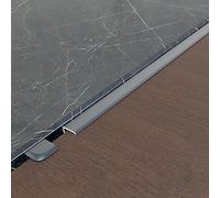 Self-Adhesive Anti-Slip Strip,L-Shaped Staircase Flooring Transition Strip for Kingdegarten, Indoor & Outdoor, Dirt-Resistant Edge Decoration(Iron)