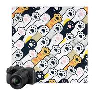 Self Adhesive Cloth Wrap, Open Lay Flat Makeup Bag Fabric, Adhesive Pouch Insert, Noiseless Protective Accessory for Lipsticks Lotion Eyeshadow and Travel, 19.69x19.69 Inches