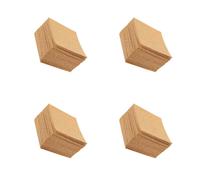 Self Adhesive Cork Pads 120Pcs Brown Reusable Writable Sheets for DIY Home Decor