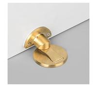 Self-Adhesive Door Stopper,Bumper Buffer, Door Stopper 304 Stainless Steel Door Stops Holder Hidden Catch Floor Doorstop Toilet Furniture Hardware (Color : Yellow, Size : Taille Unique)