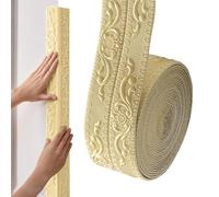 Self Adhesive Flexible Baseboard Trim 10M Peel And Stick Wall Molding Foam Decorative Strip For Ceiling Cabinet Mirror Home Decor Easy Install Soft Wall Edge Border Roll Lightweight Design