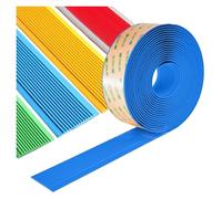 Self Adhesive Flexible PVC Stair Nosing Treads Anti-Slip Strip, Edge Protector Staircases Step Trim for Indoor Outdoor(Blue,3cm)
