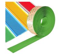 Self Adhesive Flexible PVC Stair Nosing Treads Anti-Slip Strip, Edge Protector Staircases Step Trim for Indoor Outdoor(Green,5cm)