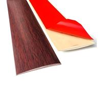 Self Adhesive PVC Floor Transition Strip, 1.5", 2", 3" Wide, Laminate Floor Cover Strips, Flat Divider Strip For Joining Gaps, For Tile/Wood/Laminate/Joins(Red Oak,7.6cm x 200cm)