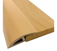 Self Adhesive Threshold Strips Floor Cover Bar,PVC Carpet Floor Transition Strip, Lightweight Vinyl Flooring Edge Trim, for Front Door Doorways(Light Brown,105cm/41.3in)