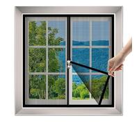 Self Adhesive Window Screen | Gnat Barrier Netting | Window Door Worm Screen - for Homeowners Renters Apartment Living Room Bedroom Kitchen Office Garage Basement Dorm Coffee Shop