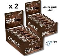 SELF Bar Proti Snack 24 X 2 Barrette Proteiche da 45g Pasto Sostitutivo Proteine