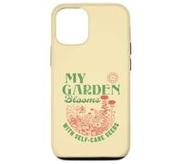 Self-Care giardino con piante è la mia terapia resilienza Custodia per iPhone 12/12 Pro