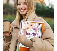 Self Care Mood Tracker Planner - Diario con copertina floreale per la salute mentale, pagine guidate per la gestione delle emozioni e della vita | Produttività quotidiana, concentrazione, sviluppo