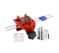 Self -centratura del kit di diga autonomo regolabile per la lavorazione del legno set di jig ad alta precisione Localizzatore di perforazione per punzonatrice per progetti di