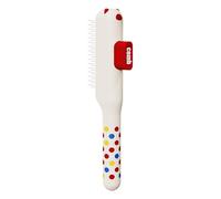 Self Cleaning Cat Comb, 20x6.5x2.5cm Pet Grooming Brush with Metal Teeth and Anti Slip Handle, ABS Shedding Comb Tool for Removing Loose, Daily Cat Grooming