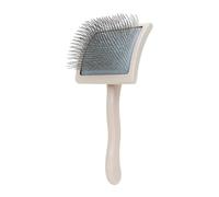 Self-Cleaning Dog Slicker Brush - Grooming Tool | Gentle Massage Bristles For Shedding, Removes Matts And, Ergonomic Handle For Puppies, Long Haired Dogs, Cats, And Pet Home Spas