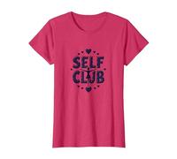 Self Club: responsabilizzare Il Design per Gli Appassionati di Amore Proprio Maglietta, Donna, Rosso mélange, 3XL