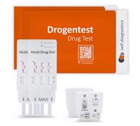 self-diagnostics Test Antidroga Multi 3, 2 Test Urina | Rileva cocaina, cannabis THC e anfetamina, test rapido multi-droga per uso domestico con risultato in 5 minuti