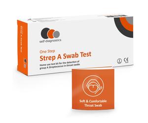 self-diagnostics Test rapido per lo streptococco A - Tampone faringeo