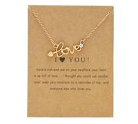 Self-Discovery Mala Collana Ispirazionale per Donne - Pendente Unico in Oro, Gioiello Spirituale Regalo (Cuore d’Amore)