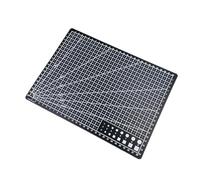 Self Healing Cutting Mats A3 A4 A5 PVC Cutting Mat Workbench Patchwork Sewing Manual DIY Knife Engraving Leather Board Single Side Underlay(Black,A3 Large)
