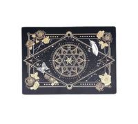 Self Healing Cutting Mats Cutting Mat Craft Double Side Self Healing DIY Sewing Mats for Leather Engraving Board Card Quilting Scrapbooking Pad(Black Gold 22x30cm)