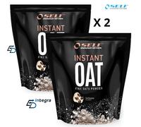 SELF Instant Oat 1 kg x 2 Farina di Avena per Pancake Ricca di Fibre e Proteine