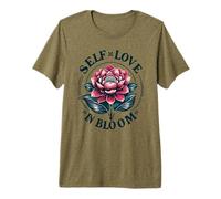 Self-Love Blossoming Women's Empowerment Maglietta Premium