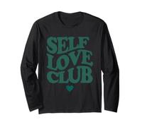 Self Love Club Dichiarazione Uomini Donne Maglia a Manica