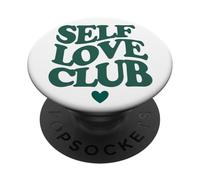 Self Love Club Dichiarazione Uomini Donne PopSockets PopGrip Adesivo