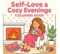 Self-Love & Cozy Evenings Coloring Book: A Relaxing Coloring Book for Calm Nights, Stress Relief & Inner Peace - Easy & Bold Designs for Teens & Adults