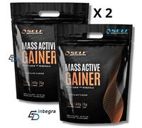 SELF MASS ACTIVE- Whey Mass Gainer 2 kg X 2 Mega Anabolico con Proteine