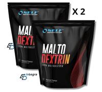 SELF OMNINUTRITION - Maltodextrin 1kg x 2 Maltodestrine Recupero Carboidrati