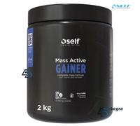 Self Omninutrition - Mass Active Gainer 2 Kg Whey Gainer Proteine Carboidrati