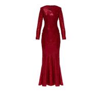 Self Portrait - Abito con Filo di Lurex - - Dresses - Donna - Rosso - M