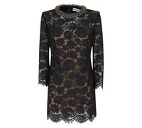 Self Portrait - Abito Corto in Pizzo Ricamato - - Dresses - Donna - Nero - S