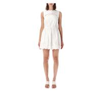 Self Portrait - Abito Corto Sangallo - - Dresses - Donna - Bianco - S