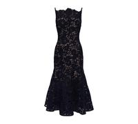 Self Portrait - Abito lungo a spirale in pizzo - - Dresses - Donna - Blu - S