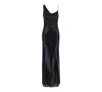 Self Portrait - Abito Lungo con Strass Drappeggiato - - Dresses - Donna - Nero - M