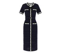 Self Portrait - Abito Midi in Maglia Pointelle - - Dresses - Donna - Blu - XS
