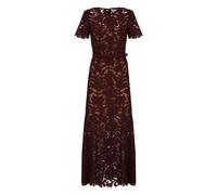 Self Portrait - Abito Midi in Pizzo - - Dresses - Donna - Marrone - XS