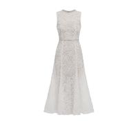 Self Portrait - Abito Midi in Pizzo e Tulle - - Dresses - Donna - Bianco - S